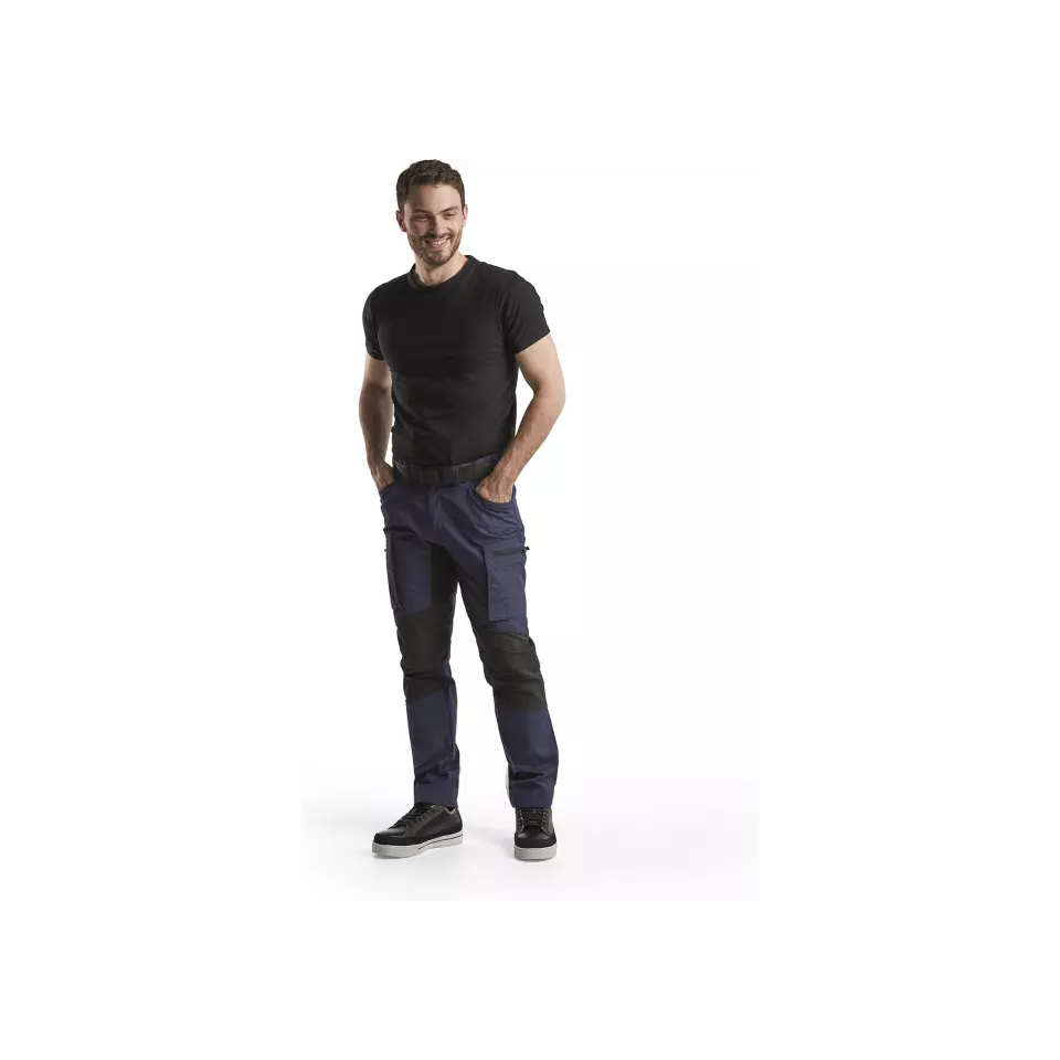 Blåkläder 145918458999, Stretch Arbeitshose, Marineblau/Schwarz, image 2, gallery thumbnail