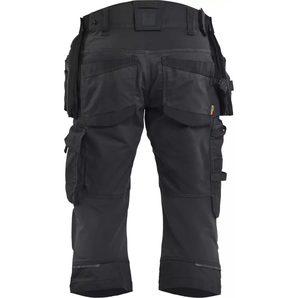 Blaklader 197711499999, STRIKER Stretch Pirate Shorts, Black/Black, image 4, gallery thumbnail