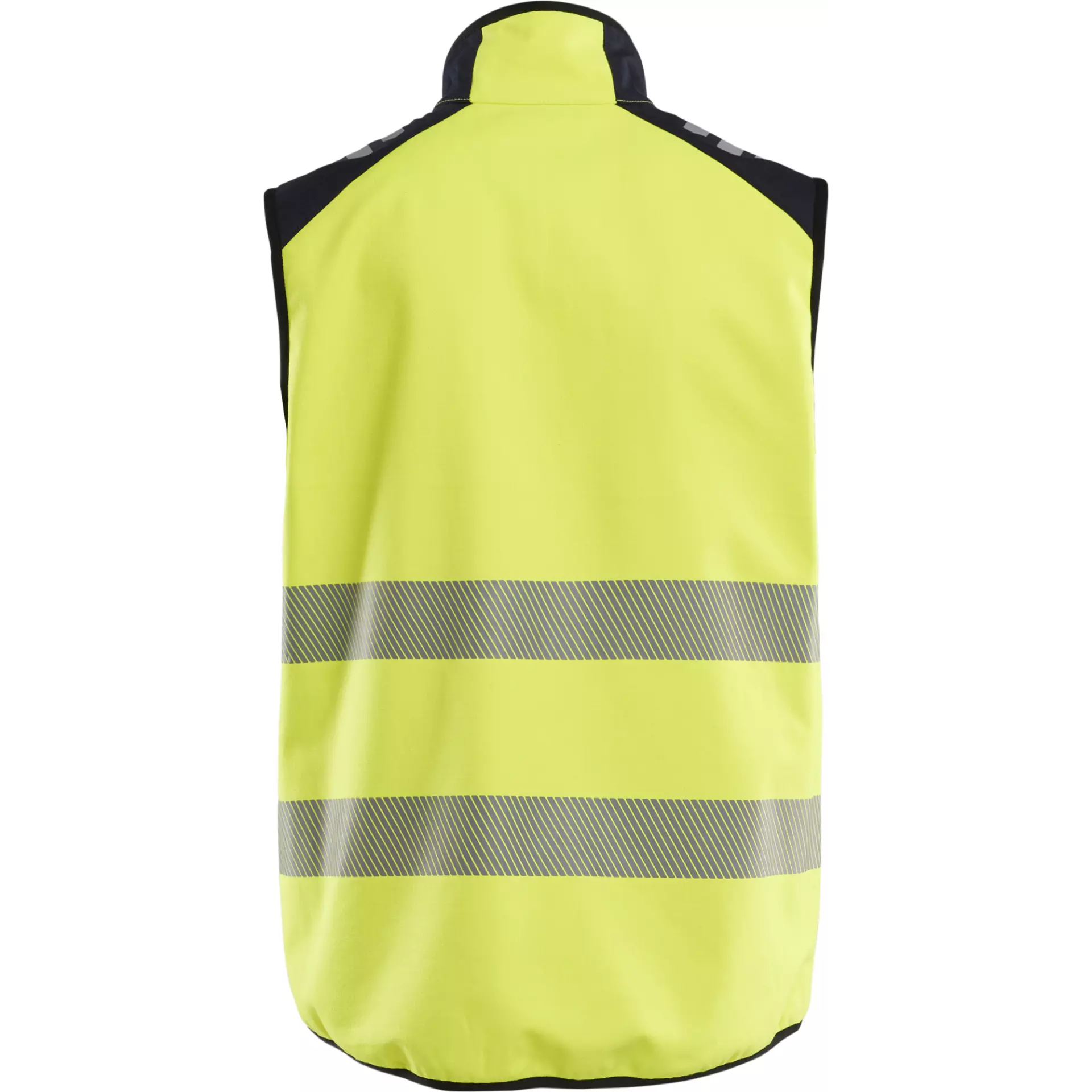 Blaklader 384915603389, Multinorm Softshell Vest, Yellow/Navy, image 4