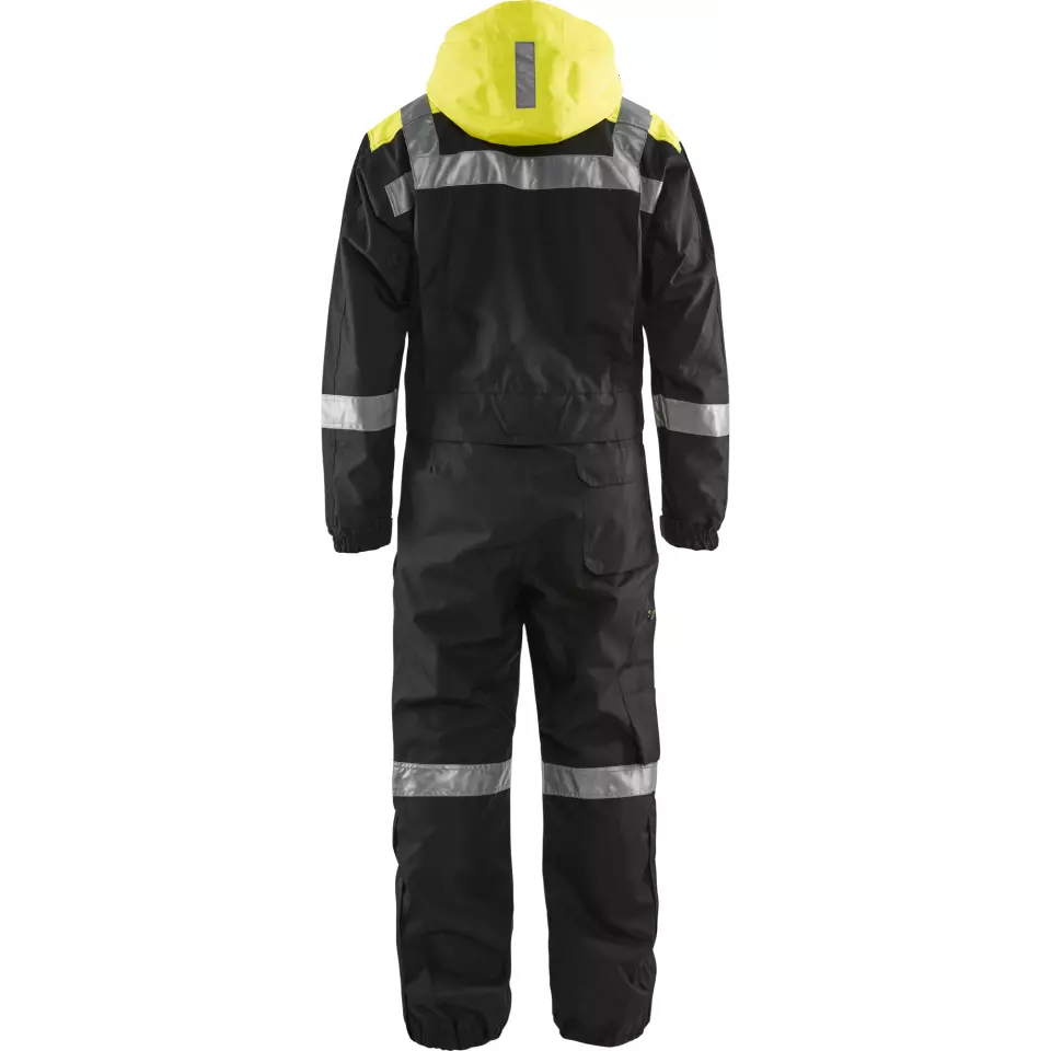 Blaklader 678619779933, Unlined Winter Coverall, Black/Yellow, image 4, gallery thumbnail