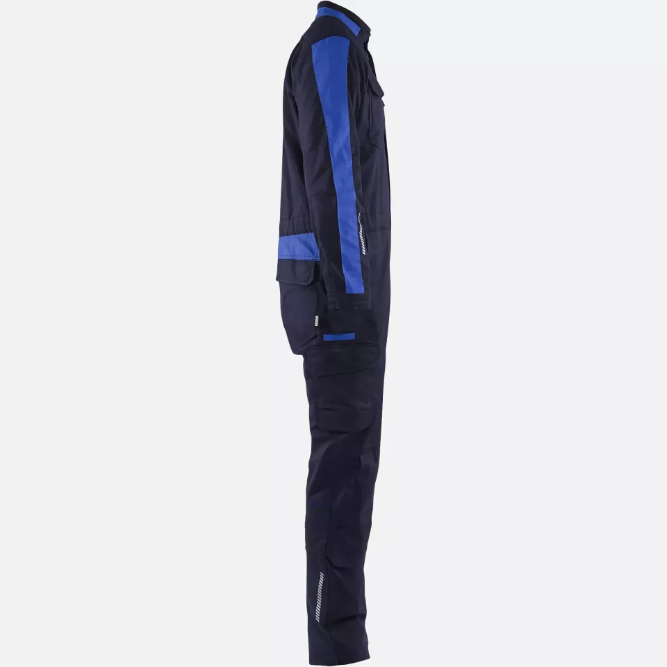 Blaklader 614418328985, Industrial Stretch Coverall, Navy/Royal Blue, image 2, gallery thumbnail