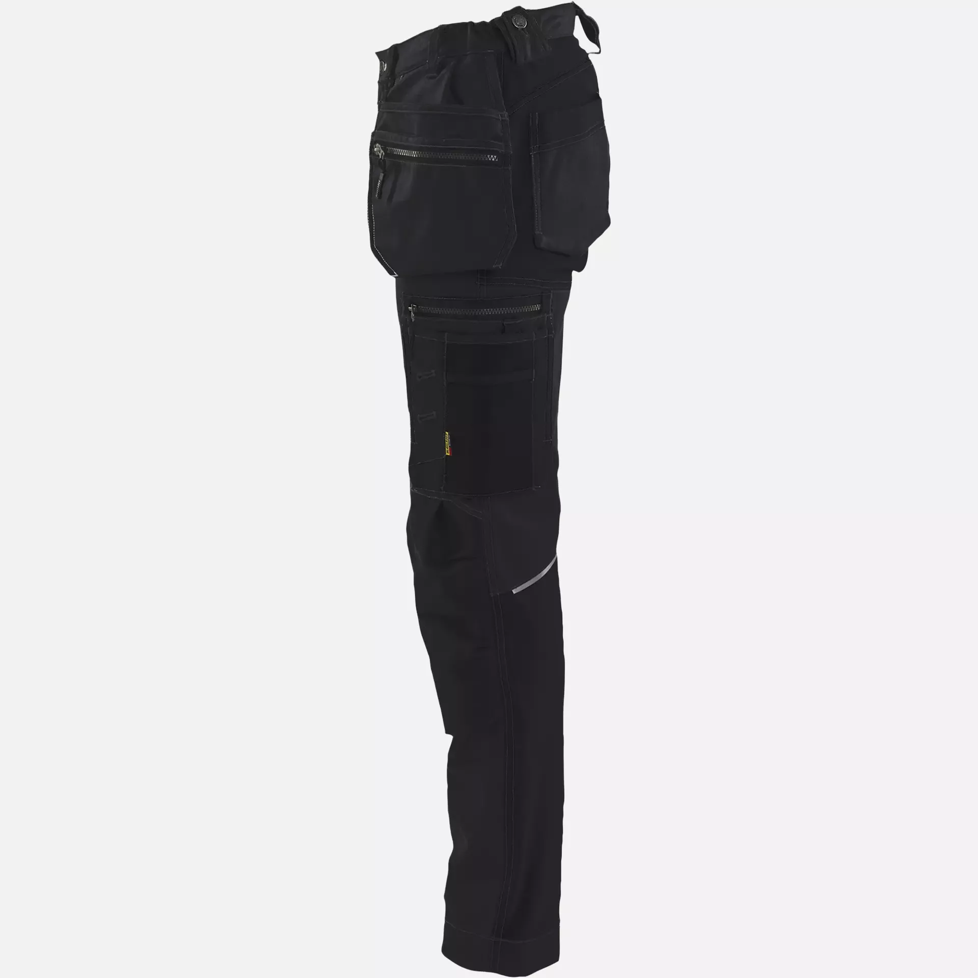 Blaklader 713013709999, Ladies Stretch Craftsman Work Trousers, Black, image 3