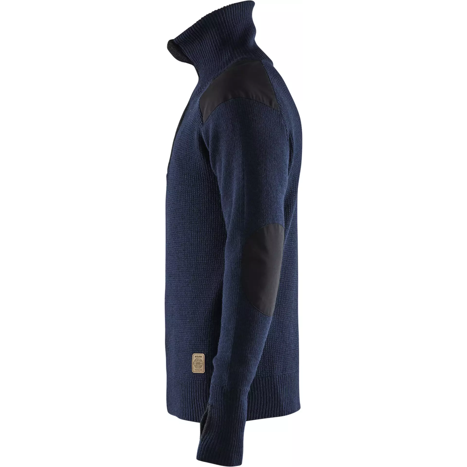 Blåkläder 463010718698, Wool Sweatshirt, Dark Navy Blue/Dark Grey, image 3