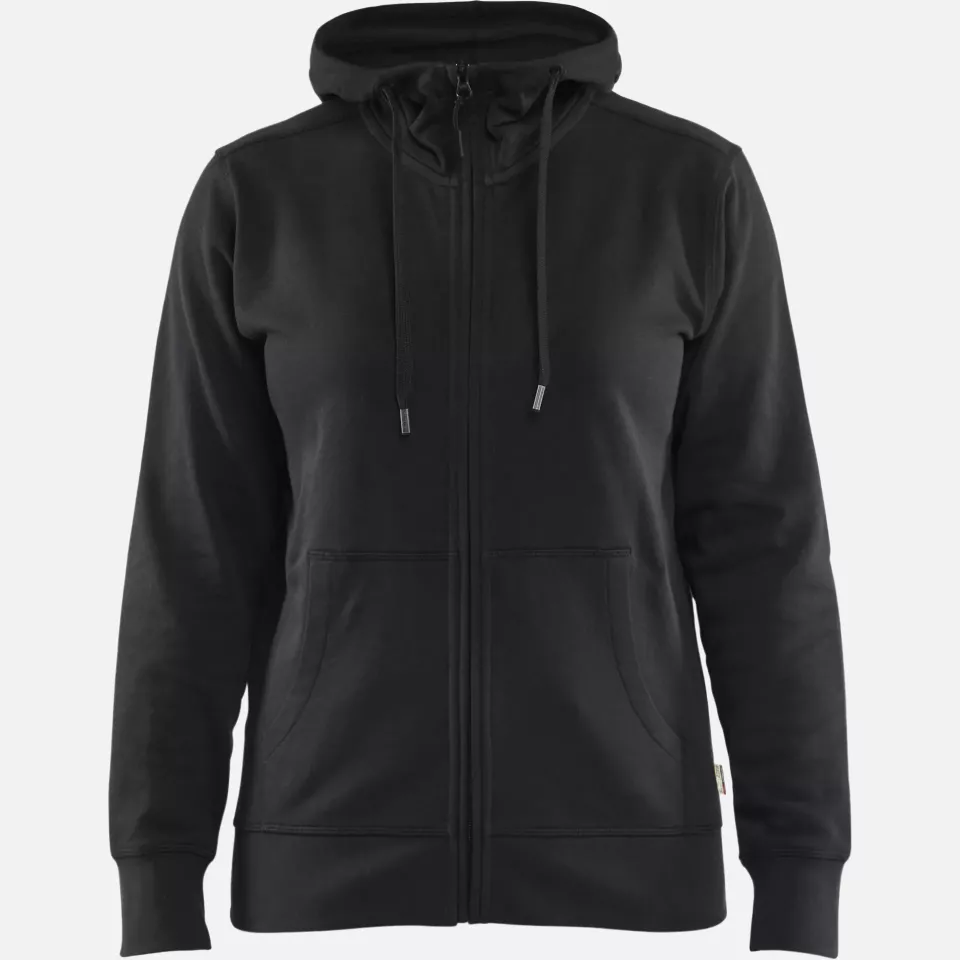 Blaklader 339511589900, Ladies Zip Hoodie, Black, image 1, gallery thumbnail