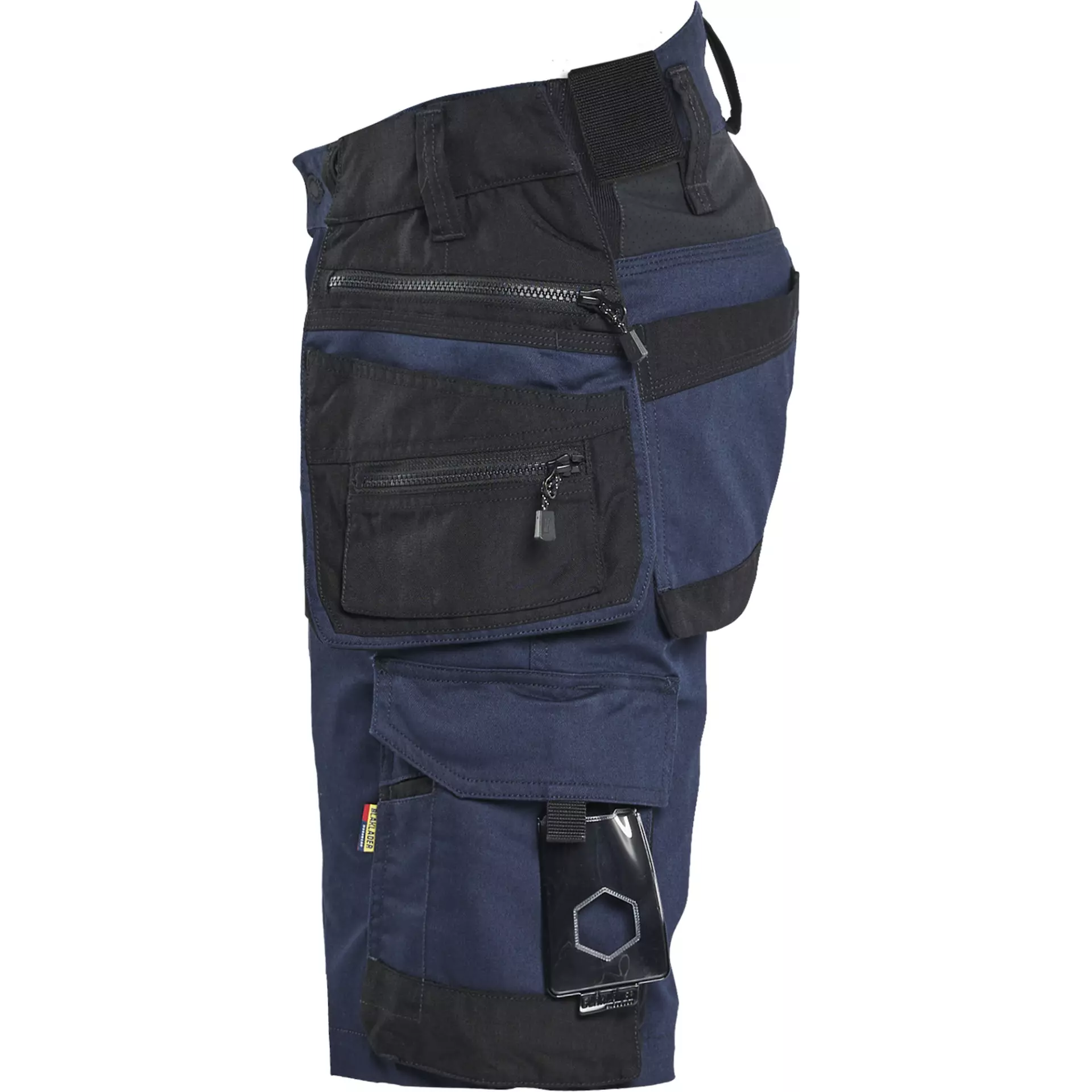 Blaklader 197211498699, STRIKER Stretch Craftsman Shorts, Dark Navy/Black, image 3