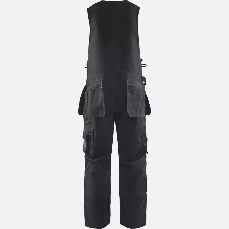 Blaklader 265018609900, Sleeveless Bib Overall, Black, image 4, gallery thumbnail