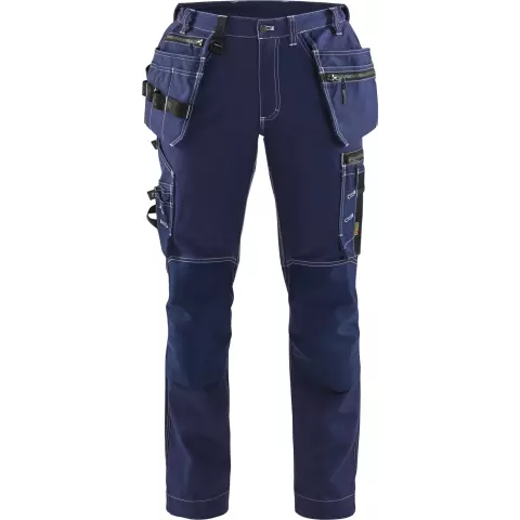 Blaklader Ladies Stretch Craftsman Work Trousers, Navy Blue