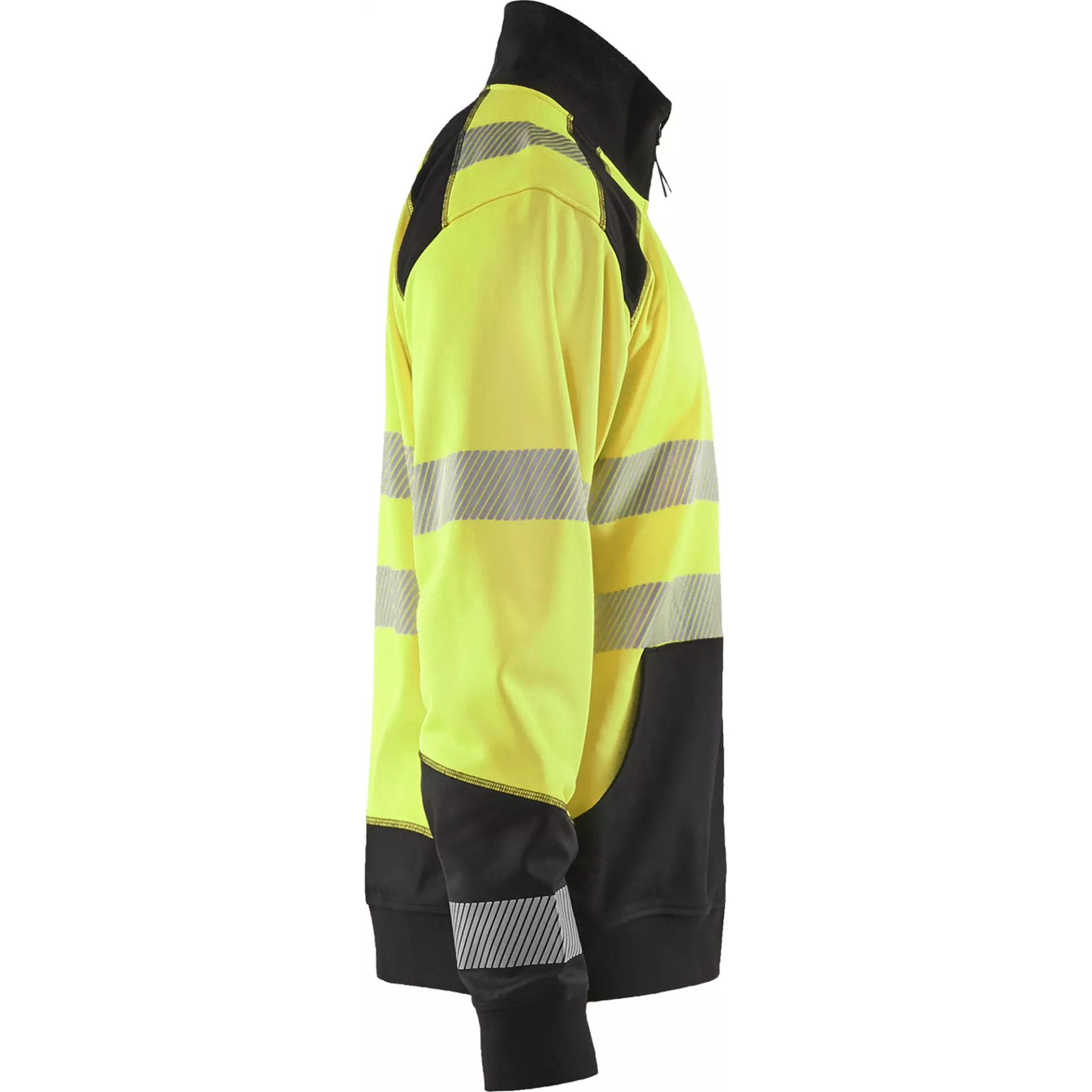 Blaklader 355825283399, High Vis Zip Sweatshirt, Yellow/Black, image 2