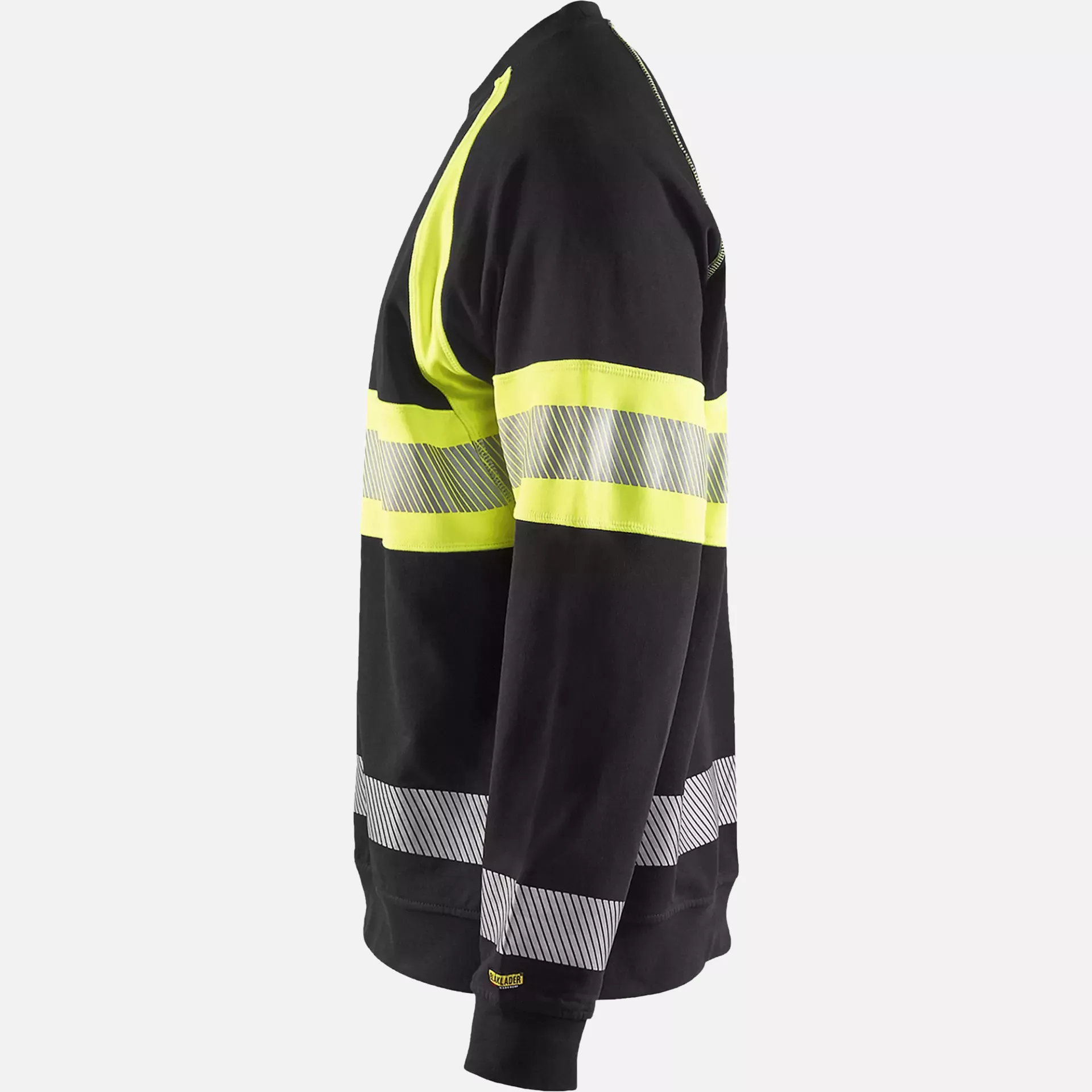 Blaklader 335911589933, High Vis Sweatshirt, Black/Yellow, image 3