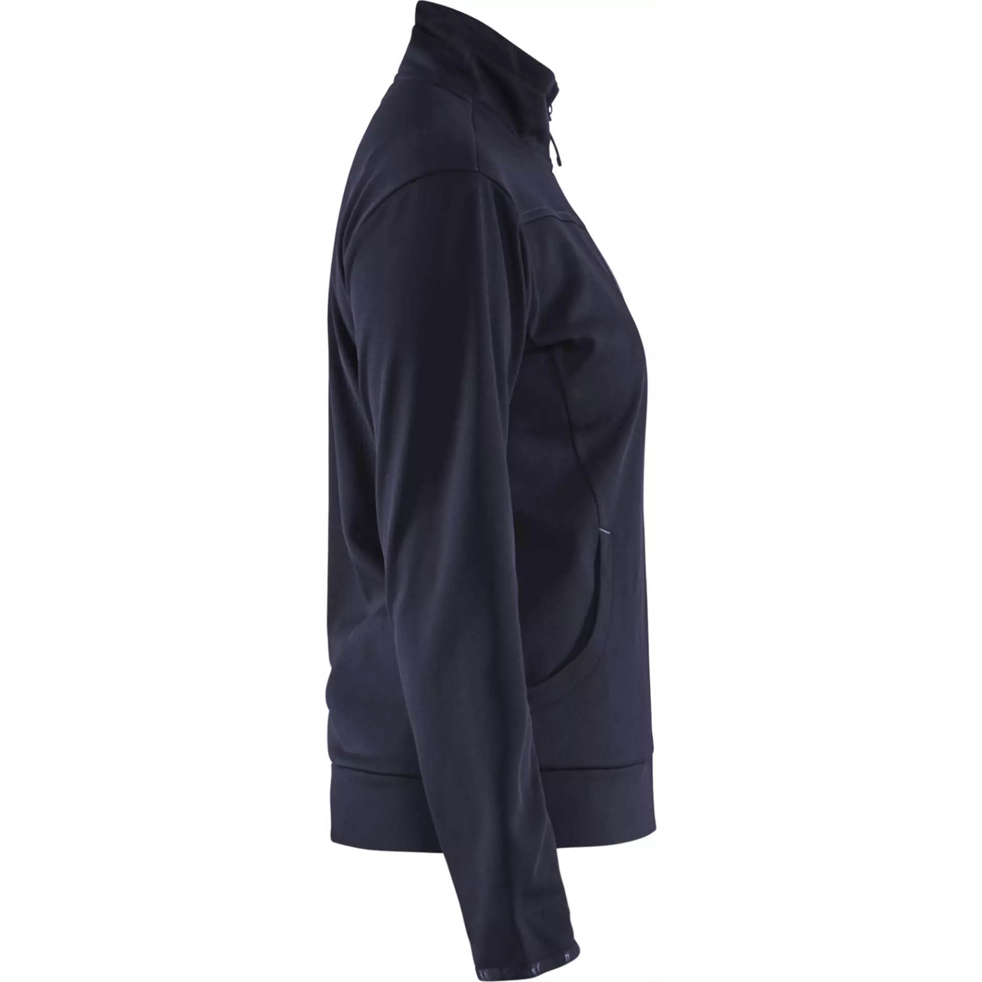 Blåkläder 339425268699, Ladies' Zip Sweatshirt, Dark Navy Blue/Black, image 2