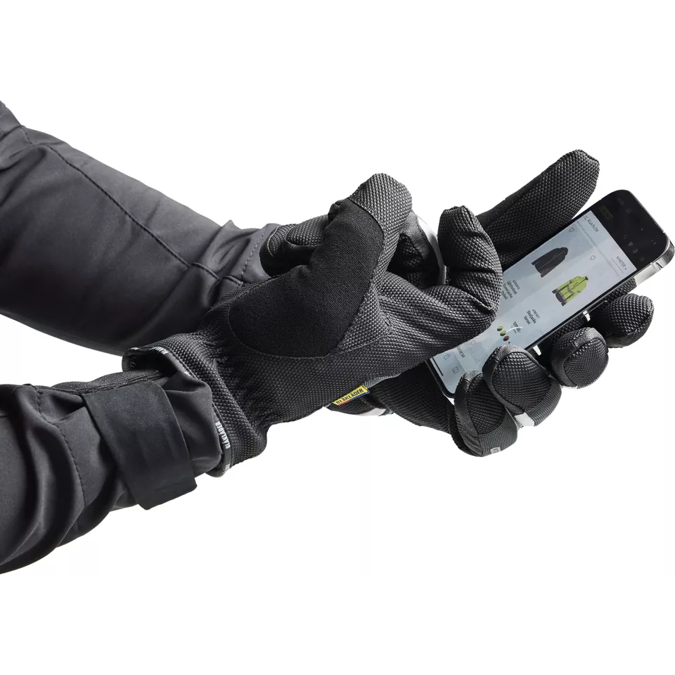 Blåkläder 288214159996, Supreme Winter Glove, Black/Medium Grey, image 2, gallery thumbnail