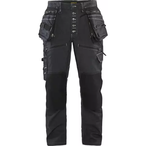 Blaklader X1900 Stretch Craftsman Work Trousers, Navy/Black