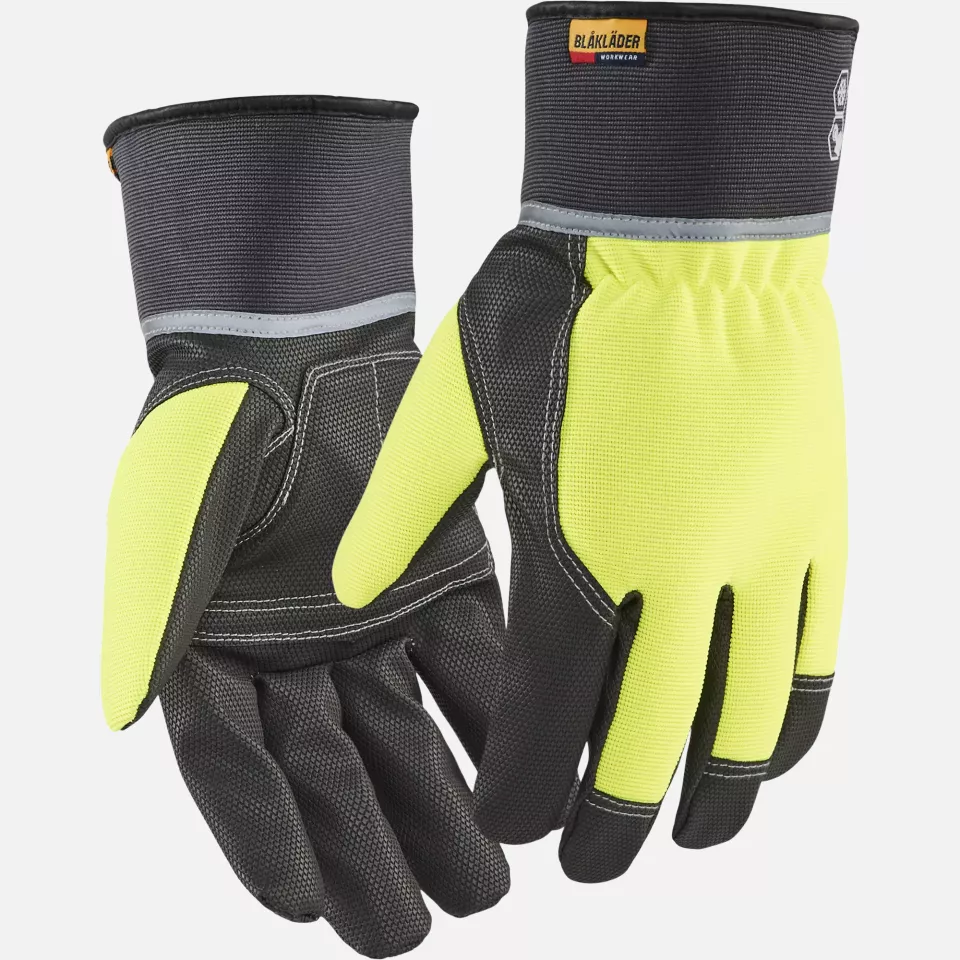 Blaklader 287714053300, Touch Lined Work Glove, Yellow, image 1, gallery thumbnail