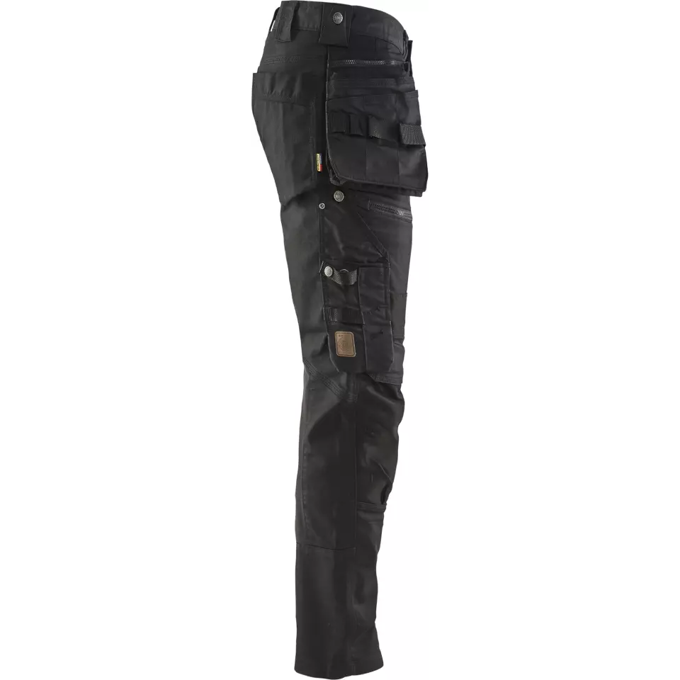 Blåkläder 199011419999, X1900 Stretch Handwerker Arbeitshose, Schwarz/Schwarz, image 2, gallery thumbnail