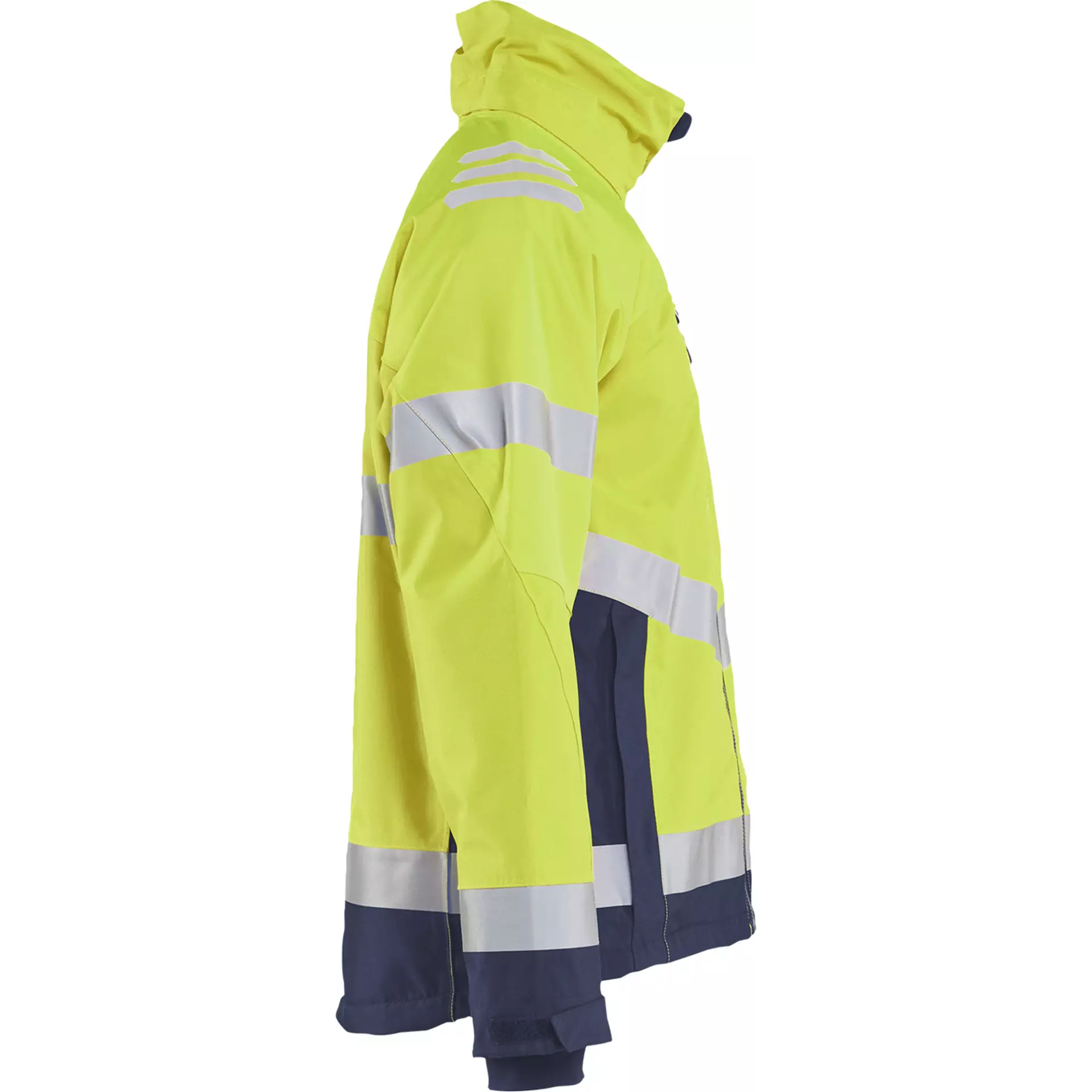 Blaklader 478019773389, High Vis Lined Lightweight Winter Jacket, Yellow/Navy Blue, image 2