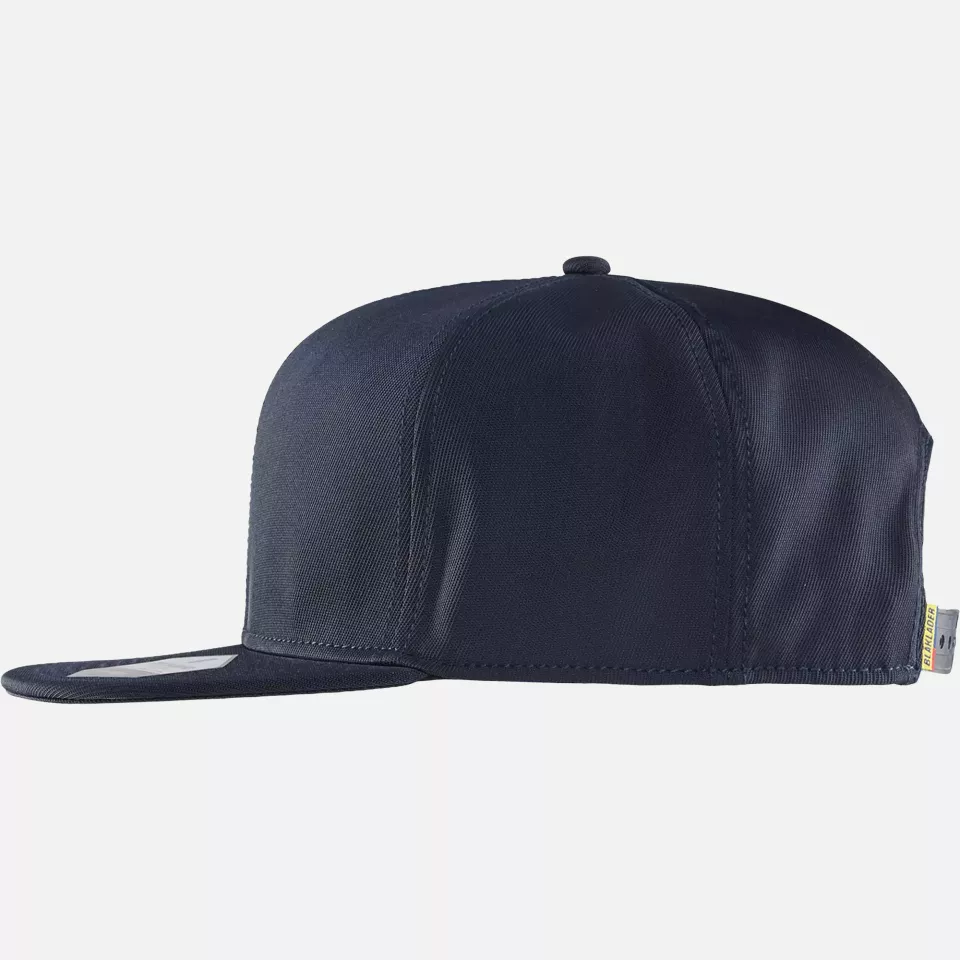 Blaklader 208611088600, Flexible Flat Brim Cap, Dark Navy, image 3, gallery thumbnail