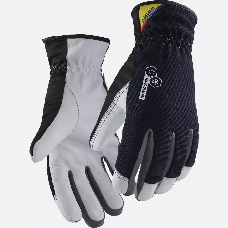 Blaklader 281114748610, Waterproof Lined Work Glove, Dark Navy/White, image 1, gallery thumbnail