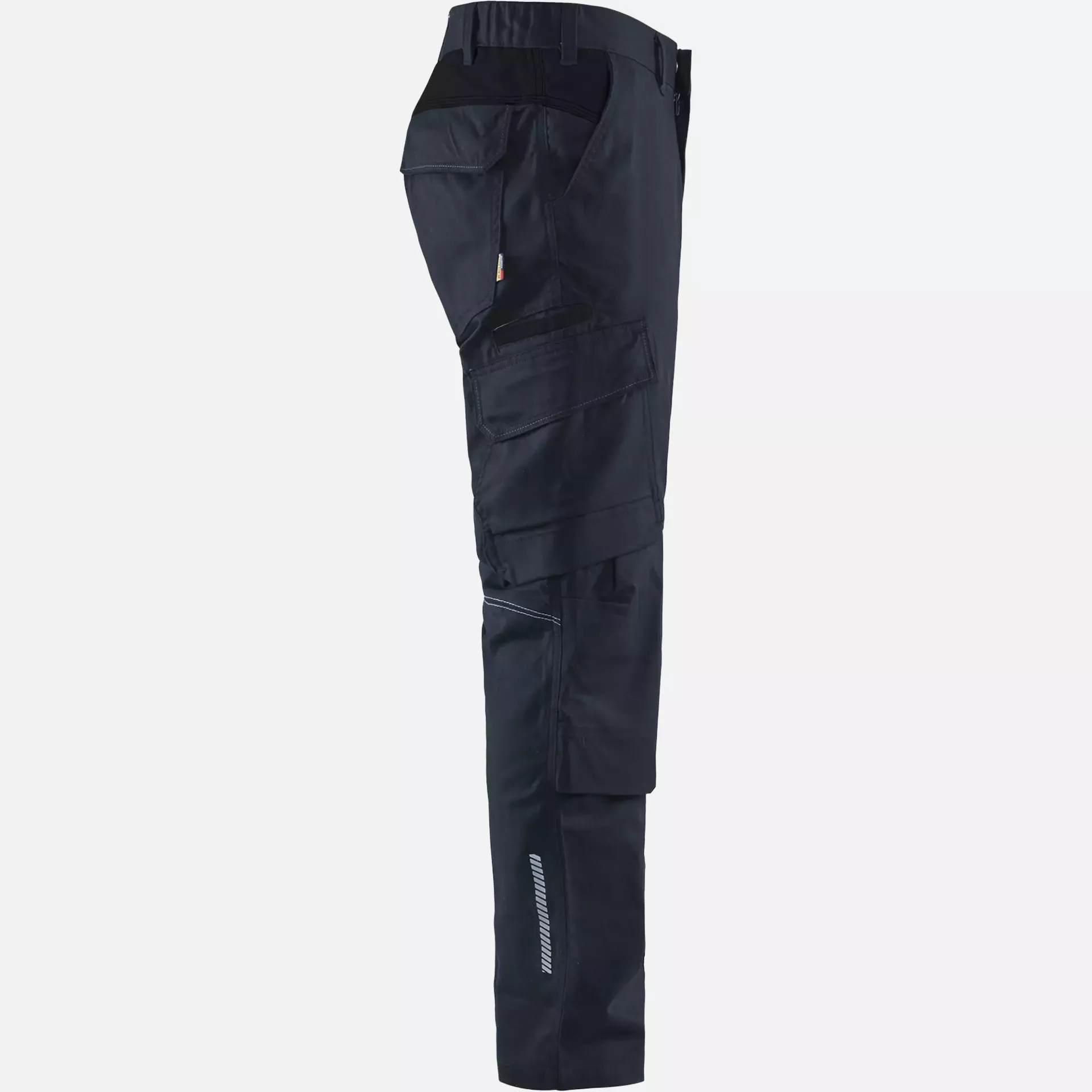 Blaklader 144818328699, Industry Stretch Work Trousers with Knee Pad Pockets, Dark Navy/Black, image 2