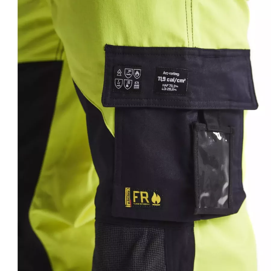 **Flame Resistant Fabric** shields you from heat and sparks so you can work with confidence in high-risk environments
