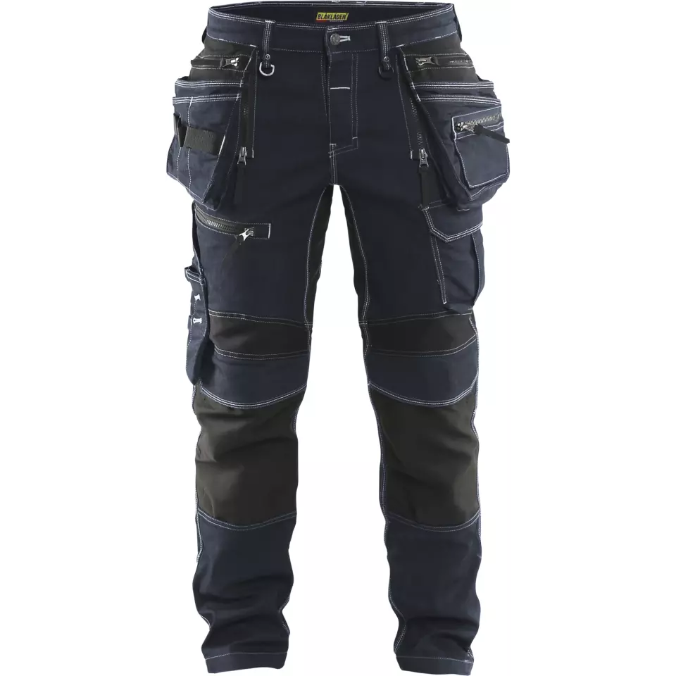 Blåkläder 199011418999, X1900 Stretch Craftsman Work Trousers, Navy/Black, image 1, gallery thumbnail