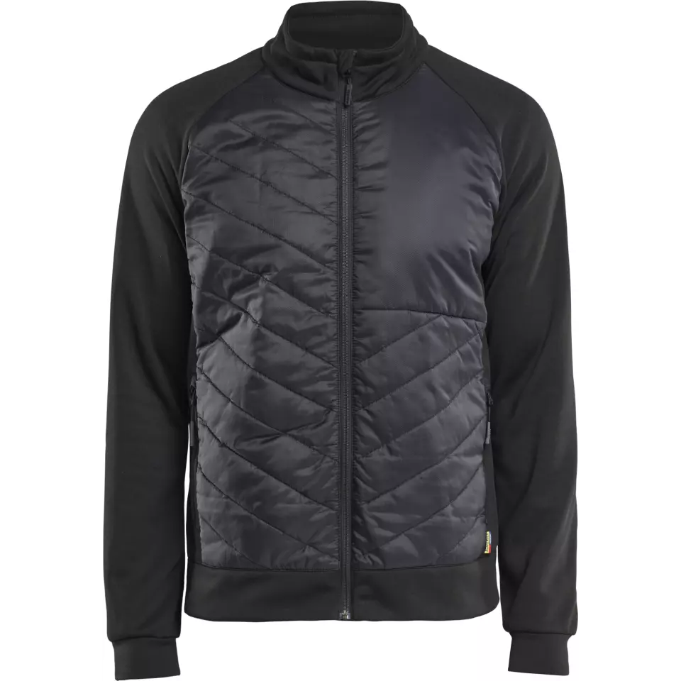 Blåkläder 341825269998, Hybrid Sweater, Black/Dark Grey, image 1, gallery thumbnail