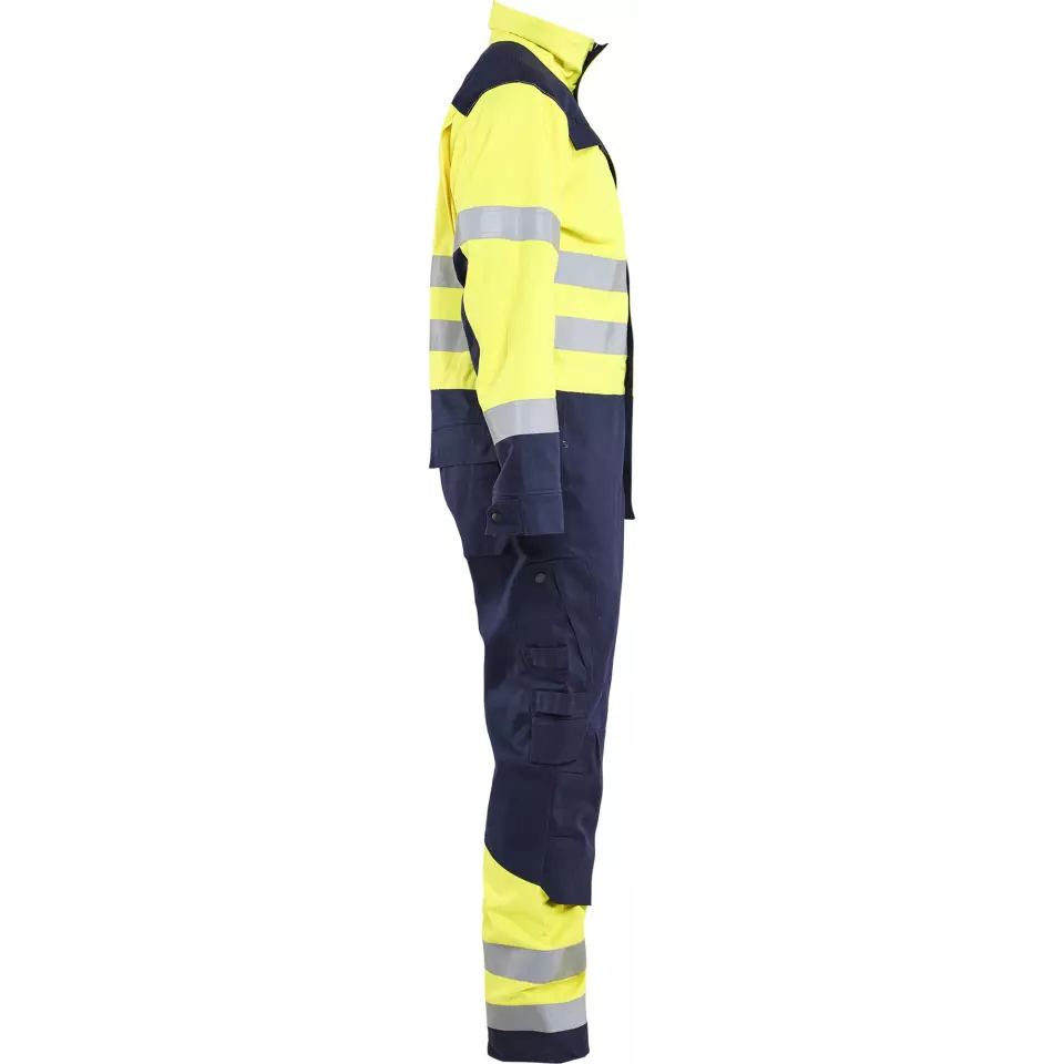 Blaklader 637915143389, Multinorm Coverall, Yellow/Navy Blue, image 2, gallery thumbnail