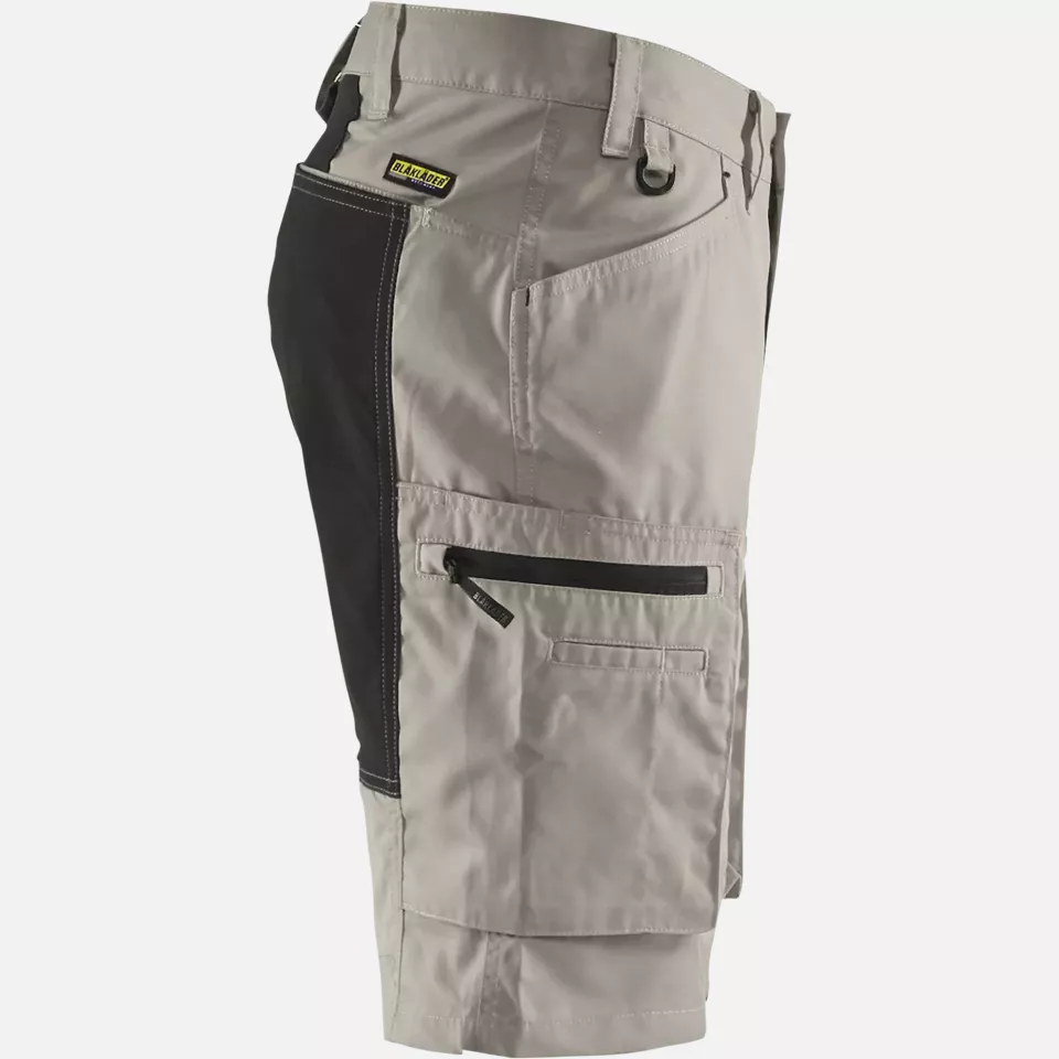Blaklader 144918452799, Stretch Shorts, Stone Grey/Black, image 2, gallery thumbnail