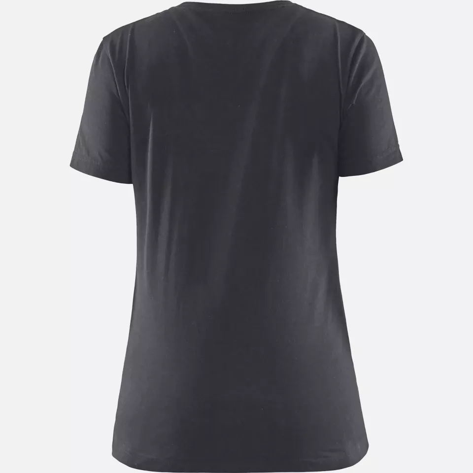 Blaklader 347910429699, Ladies T-Shirt, Medium Grey/Black, image 4, gallery thumbnail