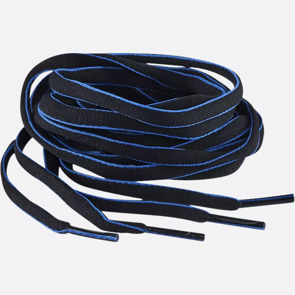 Blaklader 246800009985, Original Shoelaces, Black/Royal Blue, image 1, gallery thumbnail