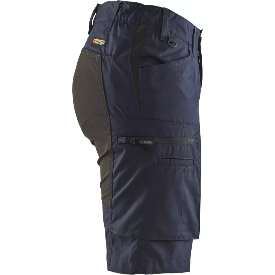 Blåkläder 714918458699, Women's Stretch Shorts, Dark Navy Blue/Black, image 2, gallery thumbnail