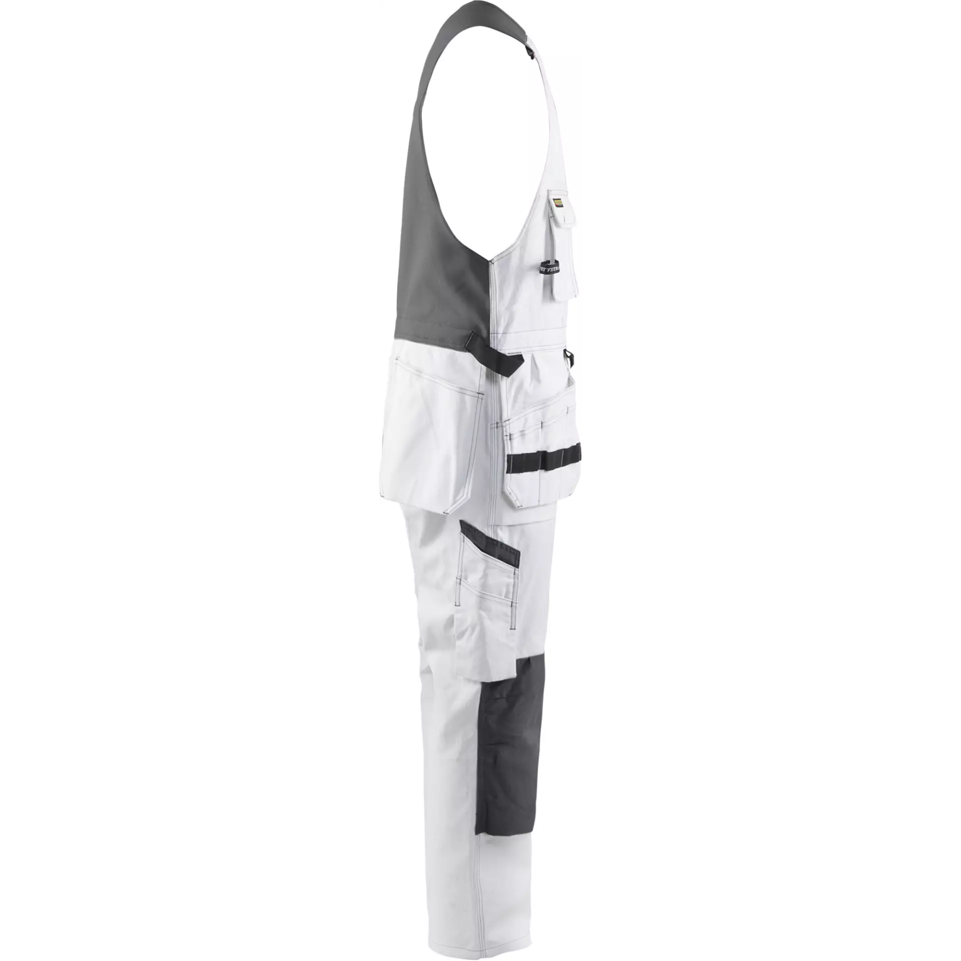 Blaklader 253212101098, Bib and Brace, White/Dark Grey, image 2