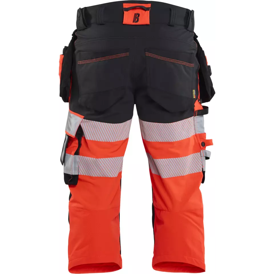 Blaklader 112316485599, High Vis 4-Wege-Stretch Piratenhose, Rot/Schwarz, image 4, gallery thumbnail