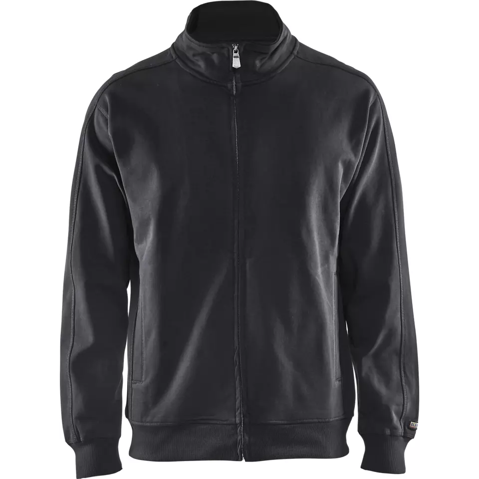 Blåkläder 334910489900, Zip Sweatshirt, Black, image 1, gallery thumbnail
