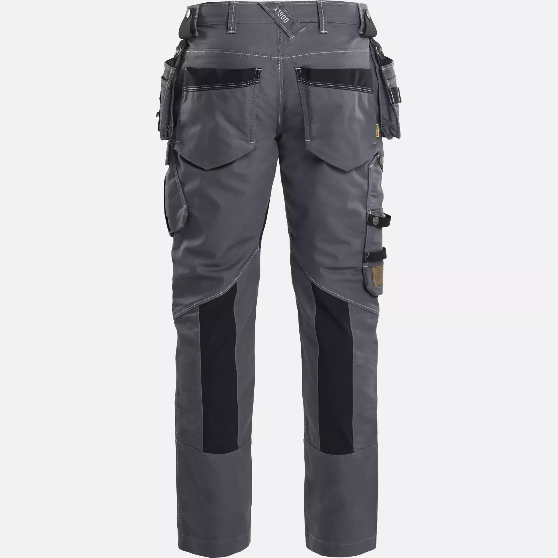 Blaklader 199011419699, X1900 Stretch Craftsman Work Trousers, Medium Grey/Black, image 3