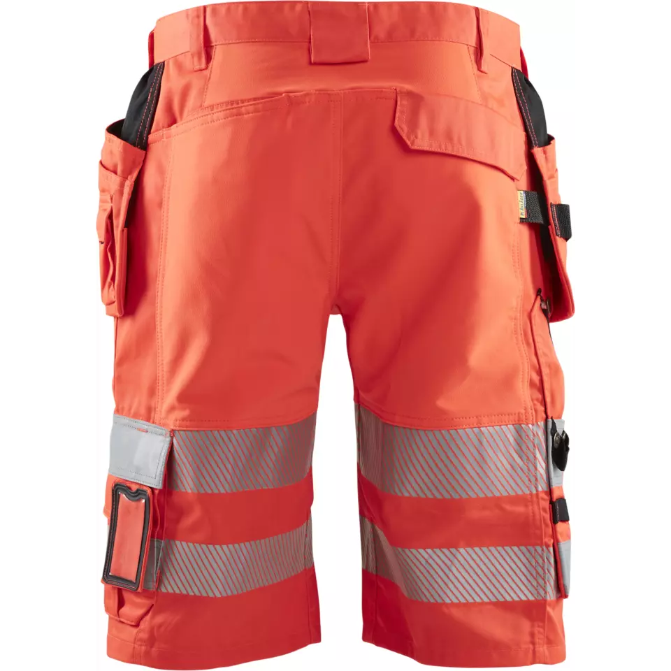 Blåkläder 158618115500, High Vis Stretch Shorts, Red, image 4, gallery thumbnail