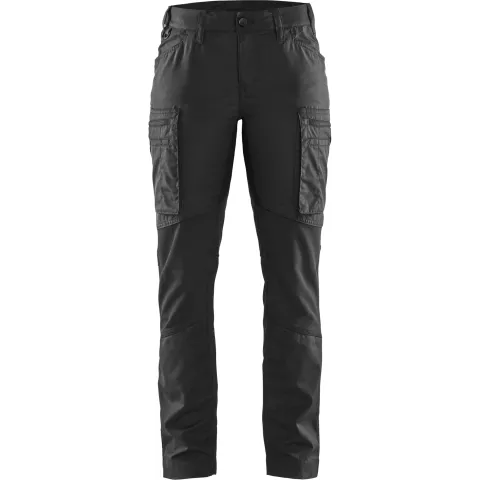 Blaklader Damen Stretch Arbeitshose, Schwarz