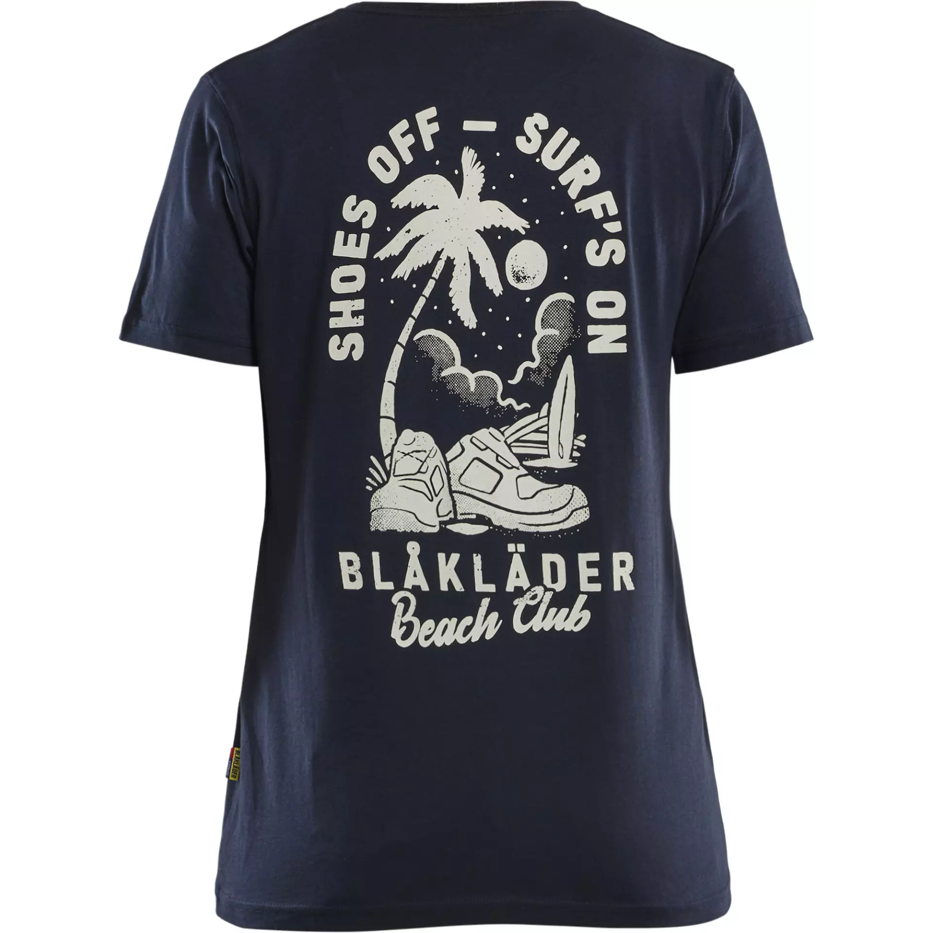 Blåkläder 941710428600, Beach Club Ladies T-Shirt, Dark Navy, image 4