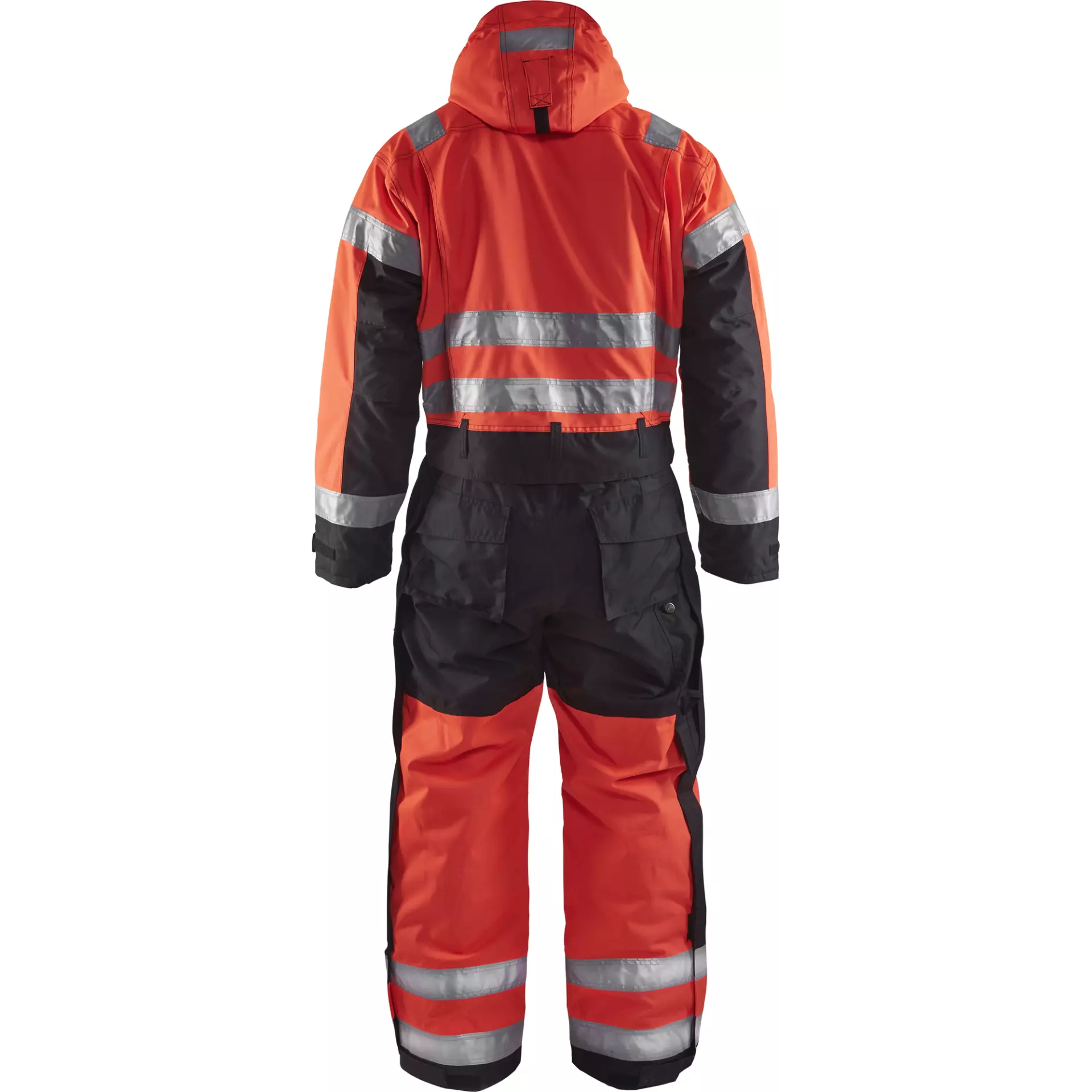Blåkläder 676319775599, High Vis Winter Coverall, Red/Black, image 3