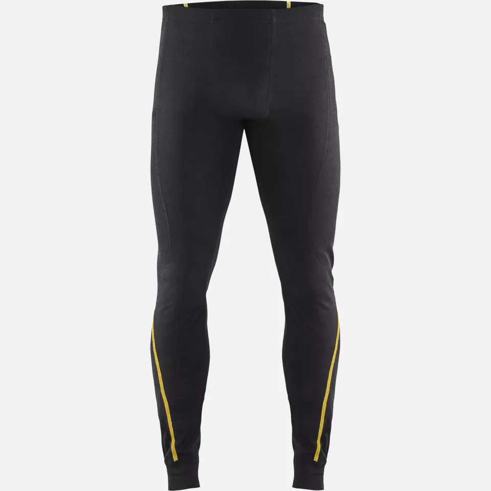 Blaklader 188910759900, Merino Wool Flame Retardant Long Johns, Black, image 1, gallery thumbnail