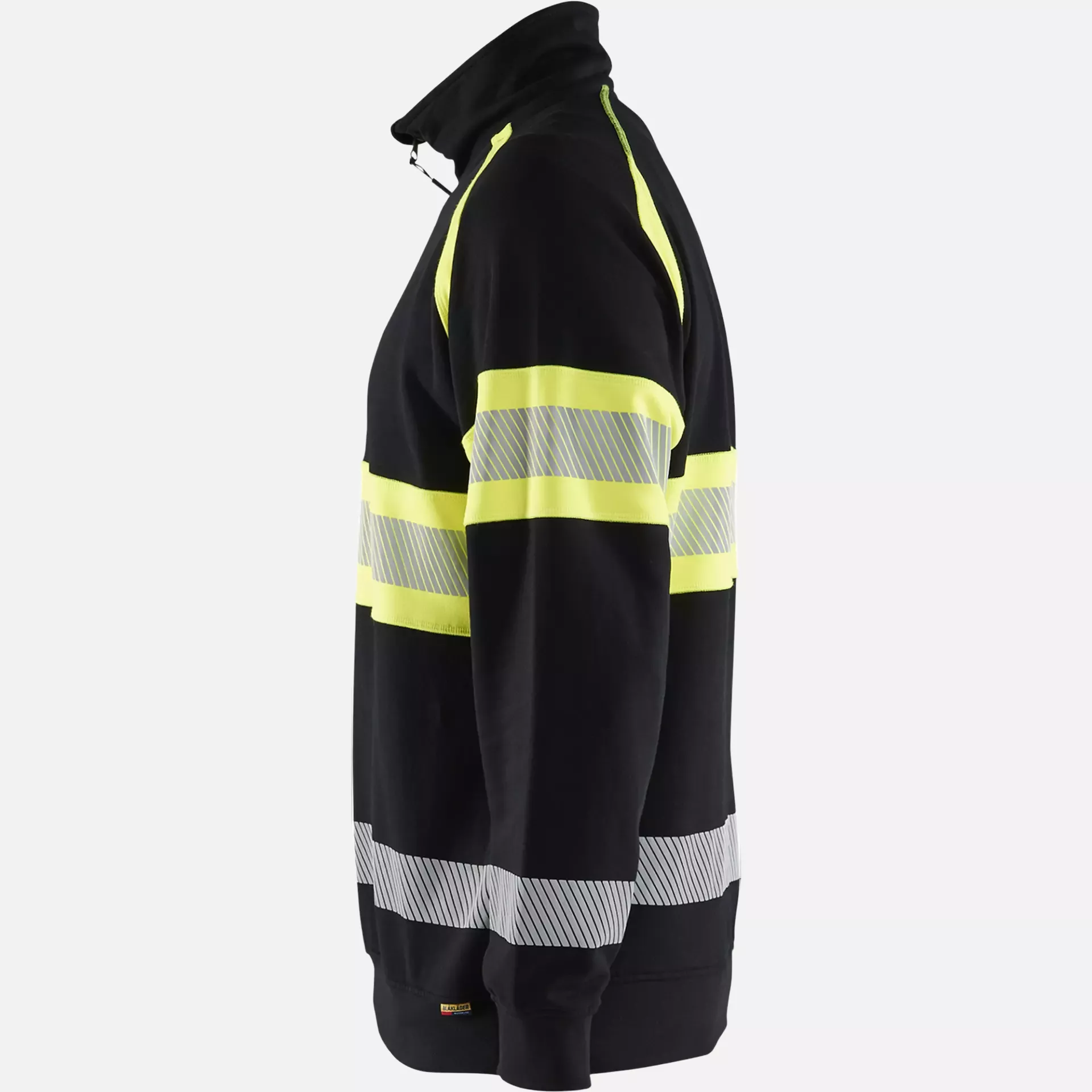Blaklader 355311589933, High Vis Sweatshirt, Black/Yellow, image 3