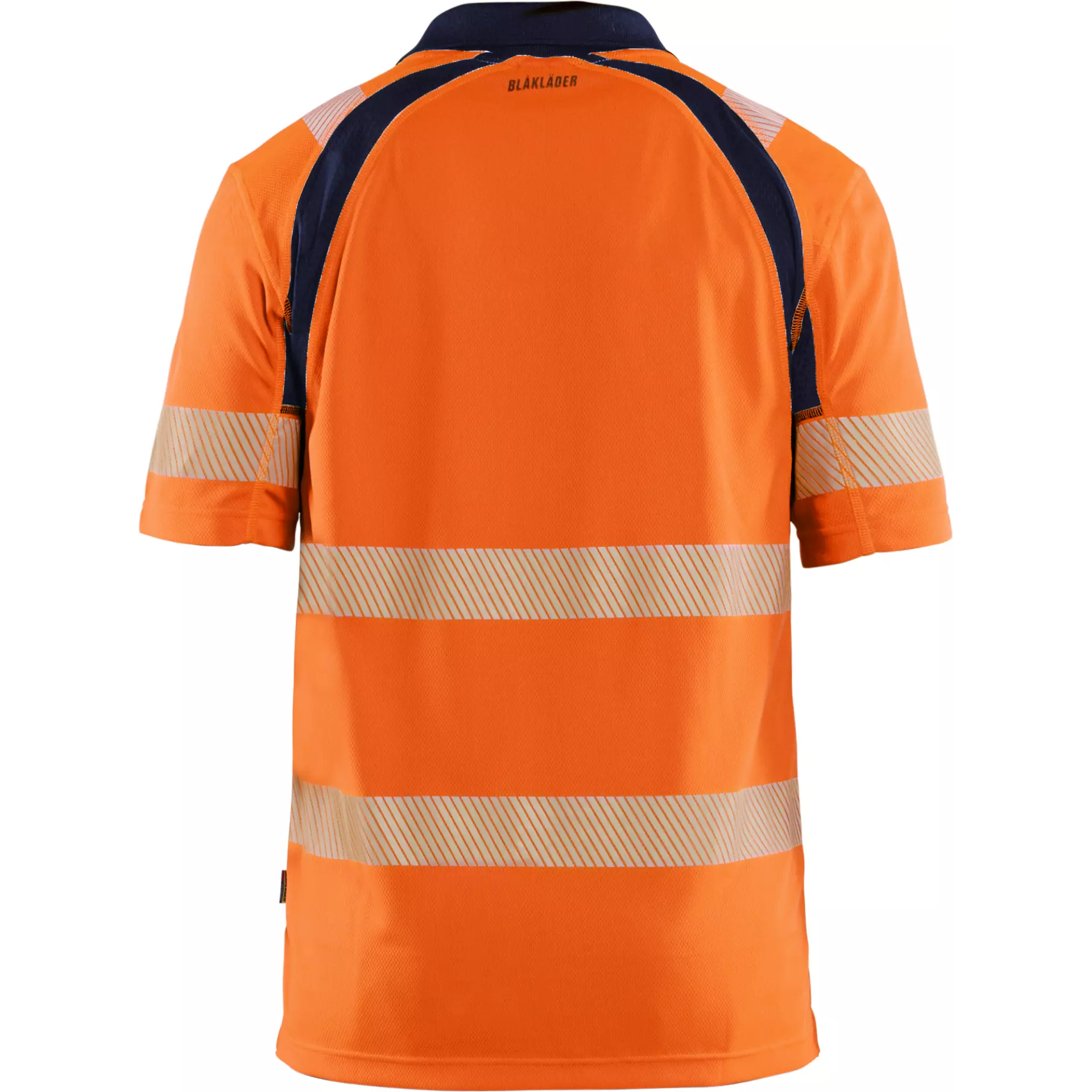 Blåkläder 359510135389, High Vis UV Protection Polo Shirt, Orange/Navy, image 4