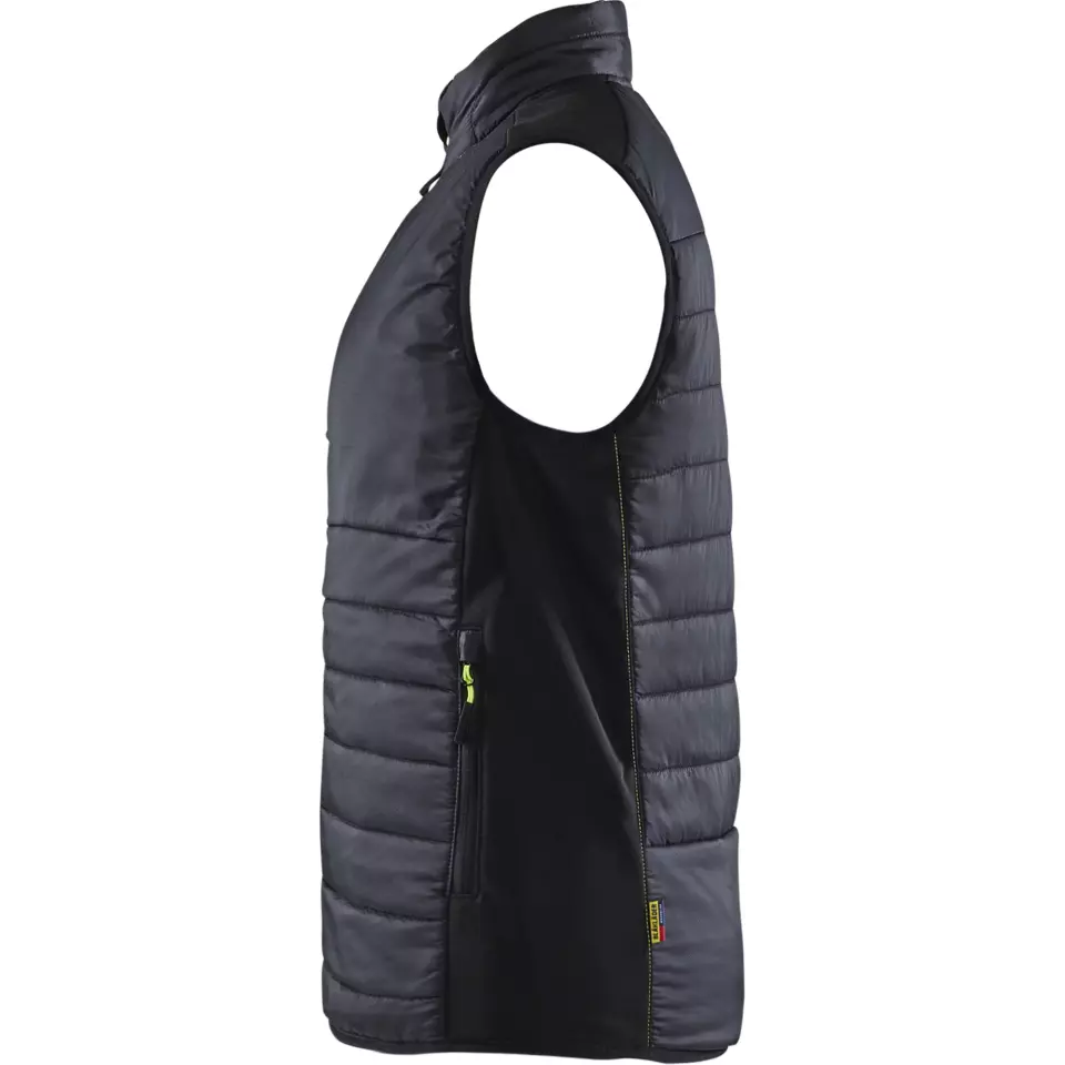Blaklader 386420309933, Damen Gefütterte Weste, Schwarz/Gelb, image 3, gallery thumbnail