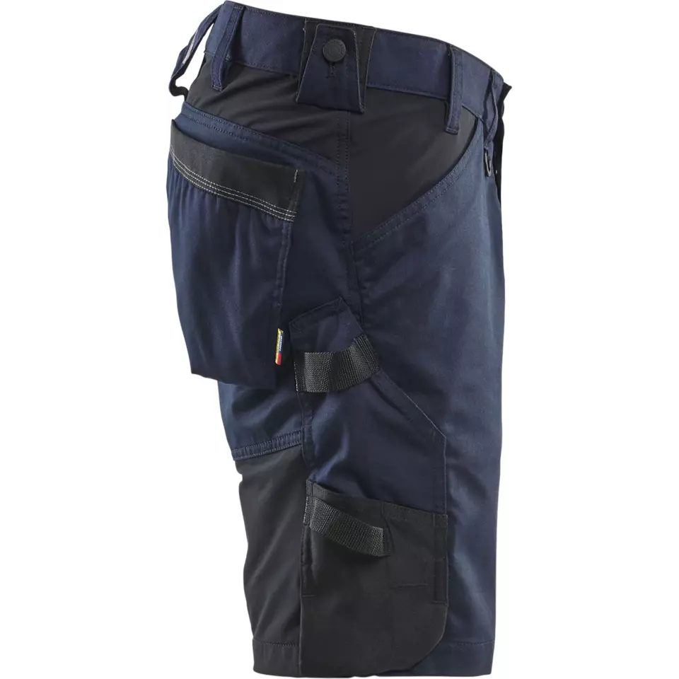 Blaklader 175318328600, Stretch Craftsman Shorts, Dark Navy, image 2, gallery thumbnail
