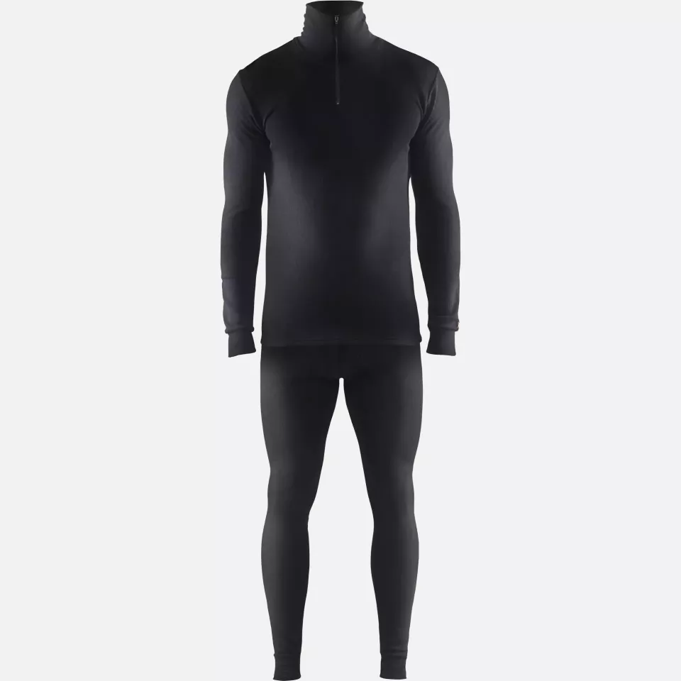 Blaklader 189117059900, Warm Underpants, Black, image 5, gallery thumbnail