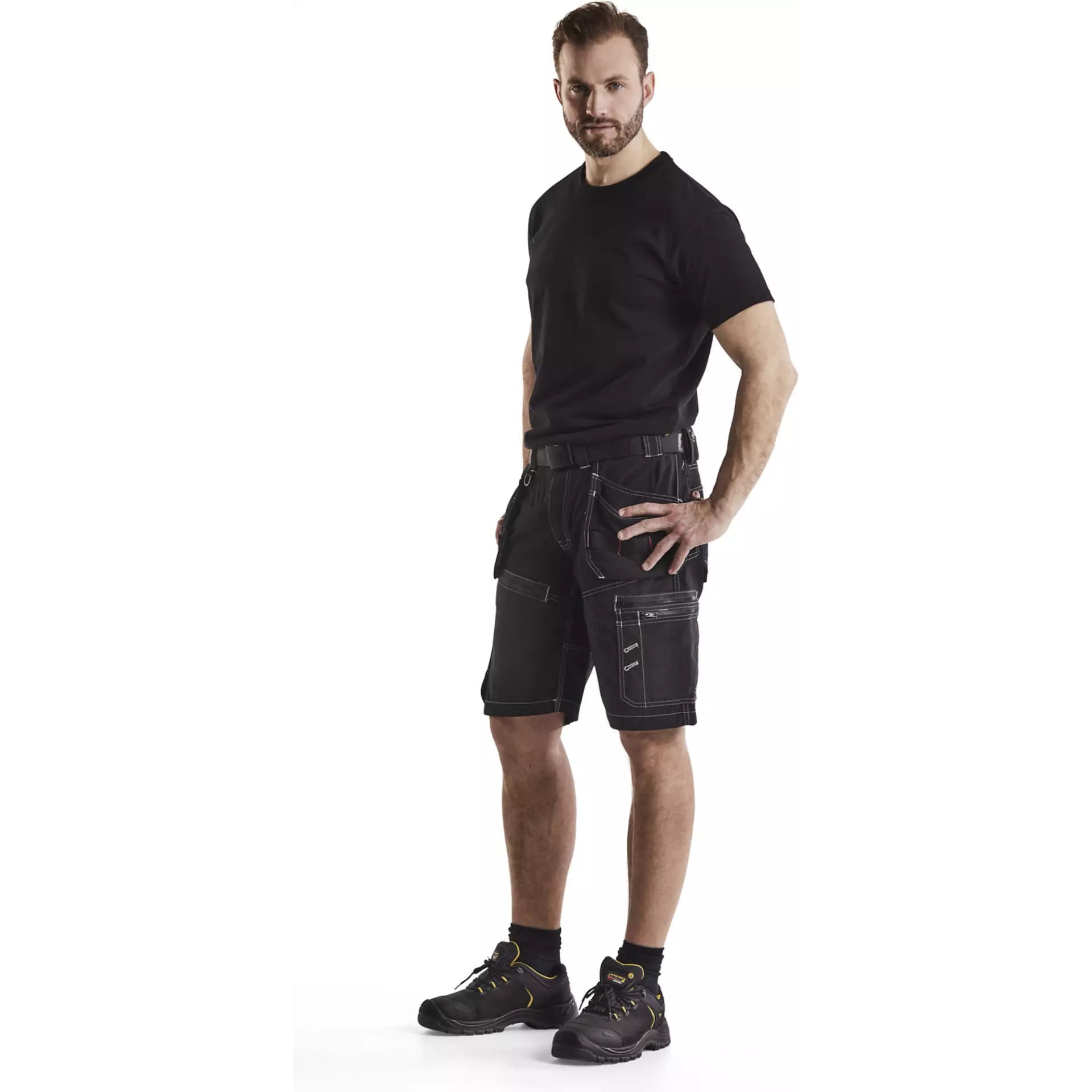 Blaklader 150213109900, Craftsman Shorts, Black, image 5