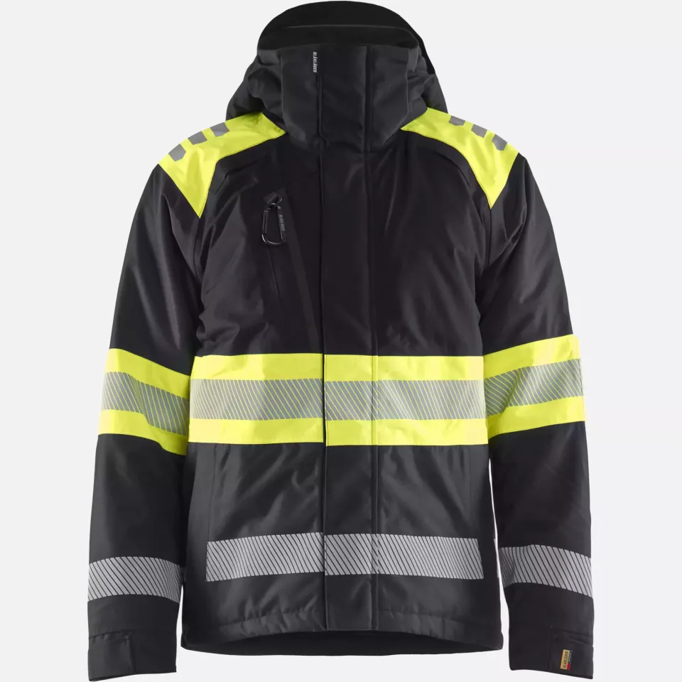 Blaklader 448019779933, High Vis Winter Jacket, Black/Yellow, image 1, gallery thumbnail