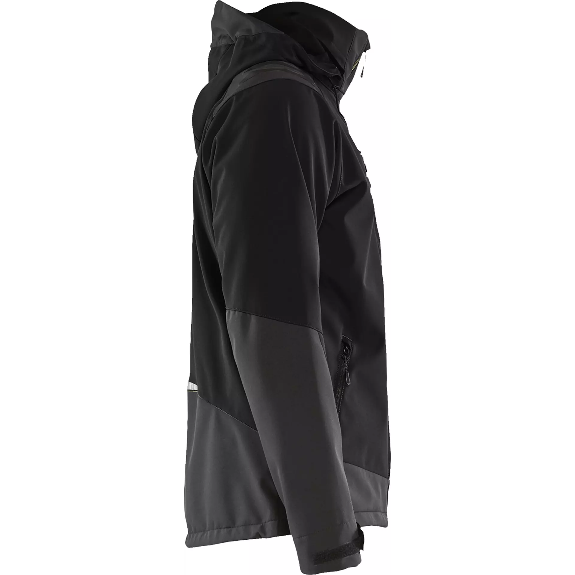 Blåkläder 474925139933, Softshell Jacket, Black/Yellow, image 2