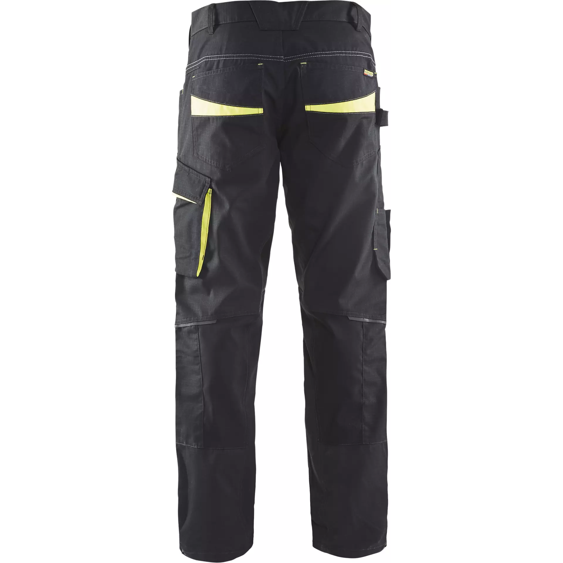 Blaklader 149513309933, Stretch Work Trousers, Black/Yellow, image 4