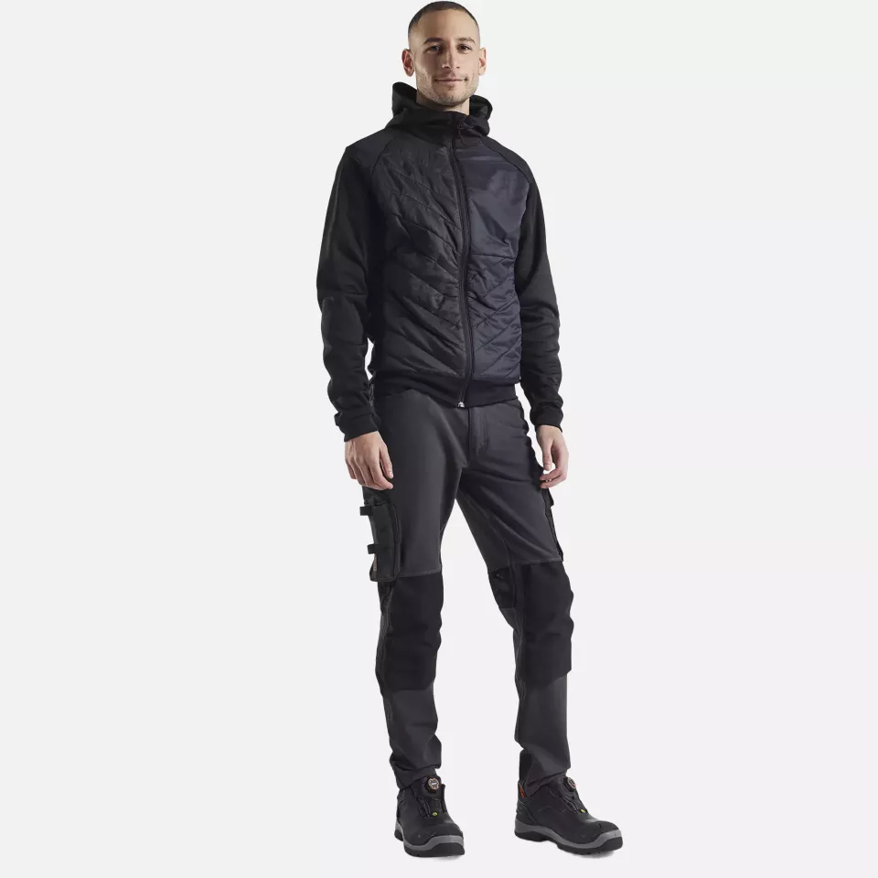 Blaklader 346325269998, Hybrid Sweatshirt, Black/Dark Grey, image 5, gallery thumbnail