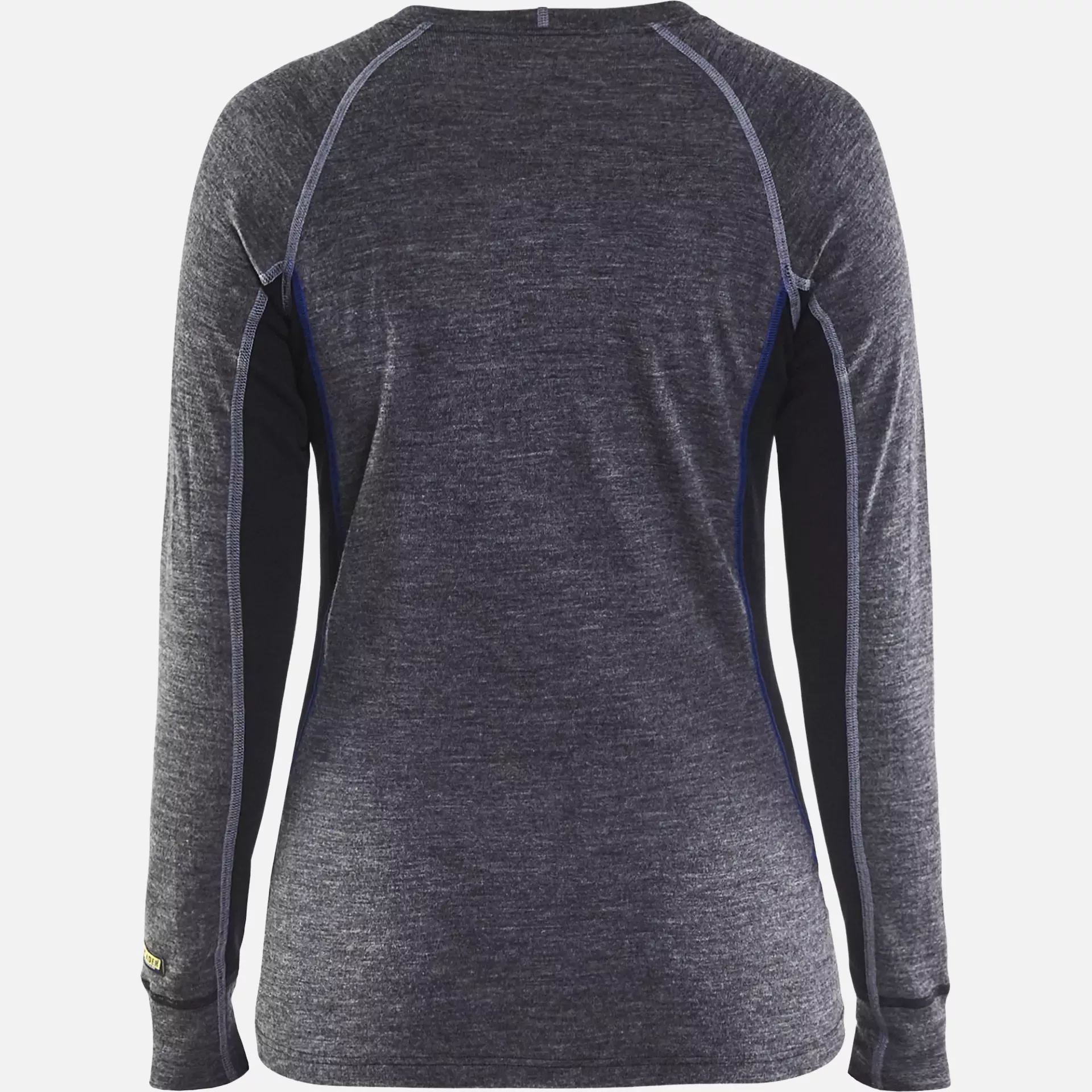 Blaklader 720017329699, Women's Merino Wool Warm Undershirt, Medium Grey/Black, image 4